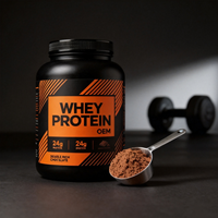 Poudre de protéines de nutrition sportive personnalisée OEM, efficace pour la croissance musculaire, la remise en forme et la santé du corps