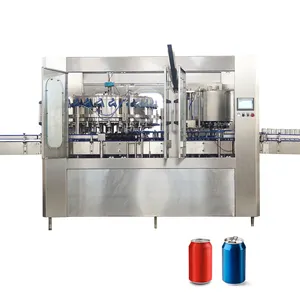 Excelente qualidade carbonizada bebidas refrigerante produção de bebidas lata máquina de enchimento
