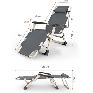 Lightweight Stainless Steel Frame Camping <b>Cot</b> Bed Modern Portable Folding Bed Ultralight for Outdoor Hospital Gym Use FCCLW-002 - Product Image 1