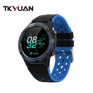 TKYUAN 1,3 pulgadas HD círculo Reloj inteligente barómetro Plus-altímetro brújula GPS a prueba de agua Reloj deporte Smartwatch - Product Image 2