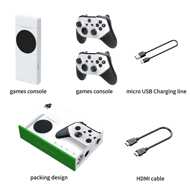 New Arrival M88 Retro Game Stick for PS2 and 15+ Emulators Wireless 2.4GHz TV Output 128GB Memory