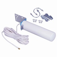 Antena 4G LTE, Antena Externa 3G 4G, Antena para Exteriores con Cable de 10 Metros, Conector Macho S-M-A para Router y Módem 3G 4G