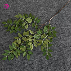 Flores Artificiales, Plantas Decorativas, Hierba Verde, Hoja de Rosa, Hoja de <span class=keywords><strong>Salix</strong></span>, Hoja de Eucalipto, Gardenia, Hortensia, Rosa Blanca para Decoración de Bodas - Product Image 4