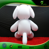 Ballon gonflable personnalisé en forme de chien, chien de dessin animé sexy, vidéo, couché sur un trampoline gonflable, chien Hongyi Sph