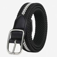 Cinturón de Lona Personalizado al por Mayor para Hombre, Informal, con Logotipo Colorido Impreso, con Hebilla de Aleación
