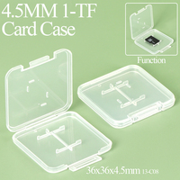 Étui pour carte SD mini YUZMEI 4,5 mm, étui pour carte XQD NM, étui pour carte TF, étui pour carte CF, étui organisateur en plastique pour carte mémoire mini OEM