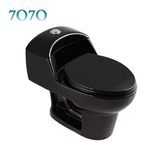 Venta caliente moderno de lujo de cerámica <span class=keywords><strong>Inodoro</strong></span> WC inodoros de doble descarga colorido Vaso Sanitario para hoteles Chaozhou baño Vanity One - Product Image 1