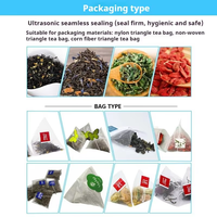 Machine d'emballage personnalisée pour sachets de thé pyramidaux pour matcha et thé vert au jasmin