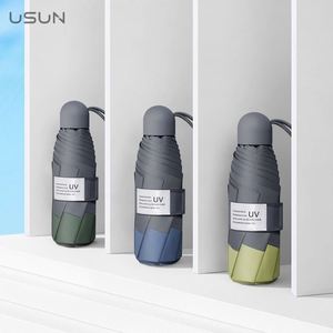 Parapluie de voyage minimaliste UPWARD à cinq plis, petit et compact, protection UV, léger, tube en fer, ouverture manuelle de poche - Product Image 2