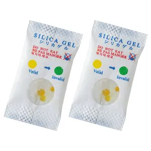 Medical grade silicone desiccant High quality raw materials quickly delivery silica gel desiccant 0.5g 1g