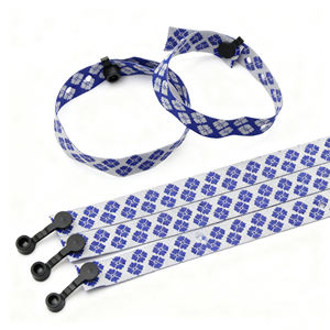 JXSWW1014 Expédition Rapide Bracelets en Tissu Tissé Écologiques Brodés pour Billets d'Entrée et Festivals - Product Image 5