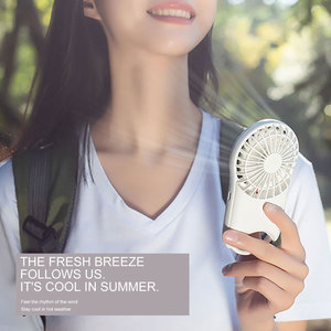 Mới F12 800MAh Có Thể Sạc Lại Móc Núi Mini Fan Xách Tay Siêu Mỏng Ba-Tốc Độ Gió Cầm Tay Fan Hâm Mộ - Product Image 4