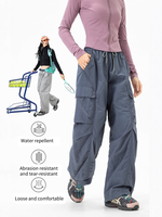 Celana Olahraga Luar Ruangan Unisex Khusus, Bahan Nylon Ringan, Cepat Kering, Anti Air, Taktis, Cargo, Trekking