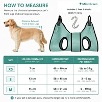 Harnais de toilettage pour animaux de compagnie, sac de contention moderne 7-en-1, silencieux, rechargeable par USB pour chiens et chats