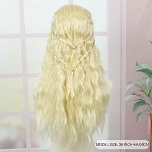 FH venta al por mayor Cosplay diadema peluca P15295 613 <span class=keywords><strong>princesa</strong></span> rubia peluca larga sintética Cosplay resistente al calor peluca sintética Premium - Product Image 5
