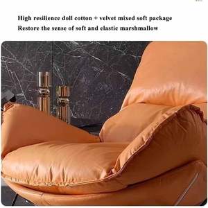 Ainopm Technology Modern Fabric Rocking Chair Matching <strong>Footstool</strong> <strong>Mid</strong> <strong>Century</strong> Art Deco Design Home Furniture Indoor Recliner - Product Image 5