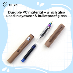 Stylo plume magnétique en plastique YIREN, design carton, clip à ressort intégré, écriture fluide pour étudiants et usage professionnel - Product Image 5