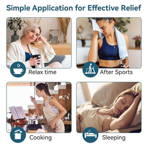 Castor Oil Pack Wrap Larger Knee Size Caster Oils <b>Compress</b> Pads for Elbow Arm Adjustable Strap Reusable Castor Oil Knee Wrap - Product Image 6