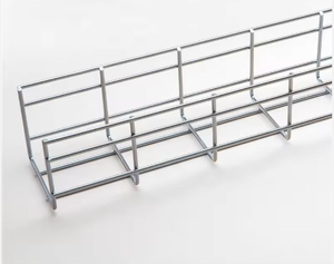 ถาดสายเคเบิลแบบเจาะรู ทำจากเหล็กชุบสังกะสีแบบจุ่มร้อน ชุบสังกะสีแบบพิเศษ หรือสแตนเลส หรืออะลูมิเนียม - Product Image 1