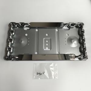 โซ่ ABS พร้อมโครงป้ายทะเบียน<span class=keywords><strong>รถ</strong></span>ยนต์แผ่นเหล็ก - Product Image 2