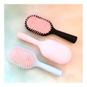 Soft Tooth massage hairbrushes for girls Massage Head hair brush Long handle mate Styling hair combs