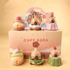 HESPER Cos Alimento para Animales Versión Frutas Figura de Anime de Capibara, Caja Misteriosa Sorpresa, Juego de Caja de Huevos Gachapon, Premios y Juguetes - Product Image 4