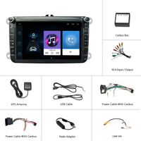 Autoradio Android 15 7 pouces sans fil Carplay 2 DIN Bluetooth FM RDS pour Volkswagen/Passat/Polo/Golf 5 6/Touran Lecteur DVD de voiture Android VW