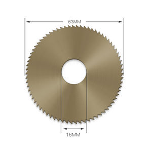 Nouvelle fraise à clé plate pour machine de découpe à clé plate ID16mm OD63mm fraise <span class=keywords><strong>angulaire</strong></span> - Product Image 2