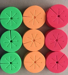 Colliers de clonage 100 pièces en mousse PE / Germination de plantes hydroponiques dans une éponge de clonage DIY pour semis - Product Image 2