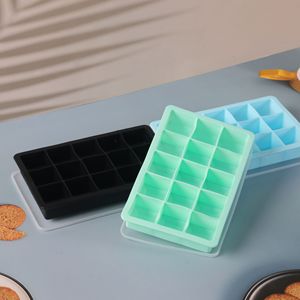 Custom BPA Free Reusable Silicone <b>Ice</b> Mold Make Tray with Lid and Bin <b>Ice</b> <b>Ball</b> Maker - Product Image 3