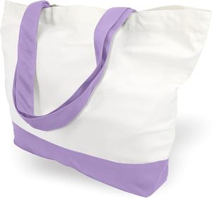 Customizable Cotton Canvas Shopping Tote <strong>Bag</strong> <strong>Solid</strong> Color with Plain Shoulder Personalized Design Everyday Use Gift Custom Logo - Product Image 2