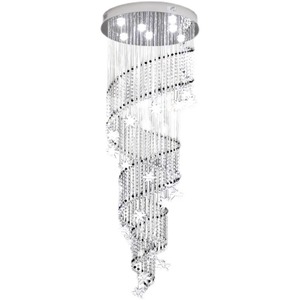 โคมไฟระย้าคริสตัลทรงเกลียวสำหรับบันไดวน โมเดิร์น ลดราคาจากโรงงาน ขายส่ง - Product Image 6