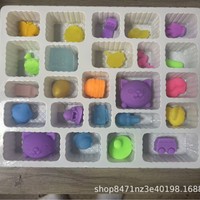 Nouveauté 2026 : Calendrier de l'Avent 24 Jours pour Jouets Squishy en Boîte Mystère, en TPR à Rebond Lent, Anti-stress, à partir de 14 ans, Emballage en Boîte Couleur