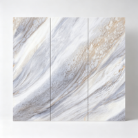 Carrelage 1200x2400mm, 9mm d'épaisseur, surface brillante haute blancheur, motif ardoise, étanche, écologique, design moderne pour salons et hôtels