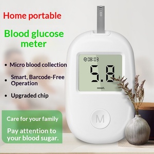 Kit de <span class=keywords><strong>test</strong></span> de glycémie pour diabétiques, glucomètre portable, analyseur de glycémie, utilisation à domicile, personnes âgées, automatique, 6s, écran LCD, batterie - Product Image 5
