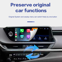 ZWNAV Linux 12.3'' pour Lexus ES 2018-2020, système de navigation GPS pour voiture, autoradio, magnétophone, lecteur multimédia, lecteur DVD électronique