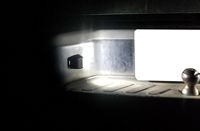 Ailead E-mark DOT SAE 2PCS Lámpara LED para Matrícula, Luz de Matrícula para Nissan Navara D40, Titan, Xterra, Armada