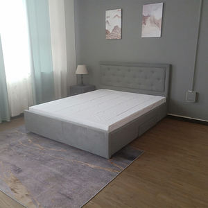 Cama King Size de Lujo Moderna para Dormitorio de Adultos, con Estructura Tapizada, Cómoda y Suave, con Almacenamiento y Cajones - Product Image 3