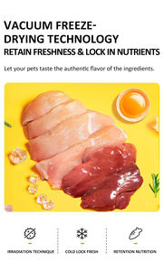 Fabbrica all'ingrosso Easy Store liofilizzato <span class=keywords><strong>per</strong></span> animali domestici snack naturale carne cruda pollo/fegato d'anatra/dolcetti di manzo <span class=keywords><strong>per</strong></span> cani e <span class=keywords><strong>gatti</strong></span> - Product Image 6