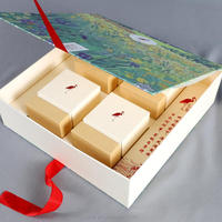 Boîte cadeau de luxe personnalisée pour bijoux, boîte d'emballage rigide en carton pour bijoux avec logo personnalisé