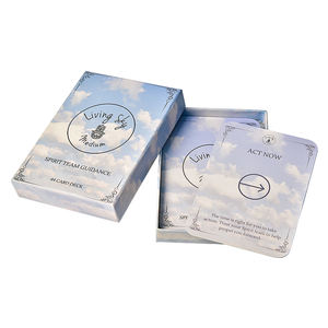 Impresión Personalizada Bajo Demanda de Cartas de Oráculo, Impresión Personalizada con Soporte, Cartas de Oráculo con Guía, Impresión Personalizada de Cartas de Oráculo con Borde Plateado - Product Image 4