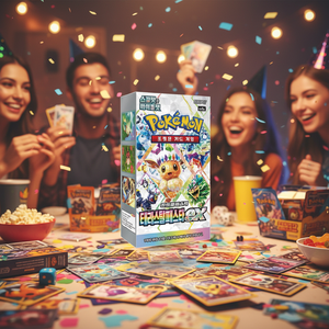 กล่องการ์ดโปเกมอน SV5a เทราสตัล เฟสต้า แพ็ค 10 กล่อง บรรจุ 100 แผ่น การ์ดสะสม TCG สำหรับใช้ในงานปาร์ตี้ ผลิตในเกาหลี - Product Image 3