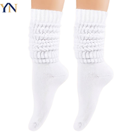 Chaussettes mi-mollet pour femmes en noir, blanc et gris, couleurs unies, chaussettes simples et polyvalentes pour le printemps et l'automne