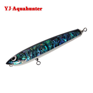 เหยื่อตกปลาไม้รูปเปลือกหอยอะบาโลน Yj Aquahunter ขนาด 20 ซม. น้ำหนัก 75 กรัม สำหรับตกปลาทูน่าในทะเล - Product Image 5