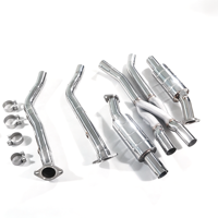 Section intermédiaire de l'échappement sport Z-Pipe résonnante haut de gamme pour Lexus RCF/is500/GSF 5.0L V8 en acier inoxydable poli miroir