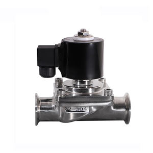 COVNA 1 Inch 24VDC Sanitary 316 Stainless Steel Food Grade Solenoid Valve 24VDC Normally Closed Tri Clamp Ball Valves for Water - Product Image 4