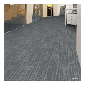 Tapijttegels Commerciële Kantoor Pvc Rug Aangepaste Bibliotheek Tapijt Geluiddichte Kantoor Commerciële Vierkante Tapijttegels