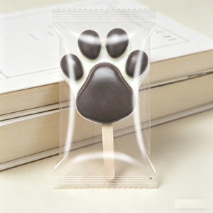 Sacs en plastique transparents avec bâtonnets, jetables, thermoscellables, de qualité alimentaire PE, pour emballage de crème glacée et de bâtonnets glacés DIY - Product Image 4