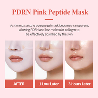 Masque en gel coréen hydratant et raffermissant au collagène rose PDRN ADN de saumon pour la nuit, soin visage éclatant, marque privée