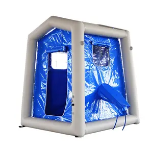 공장 저렴한 방수 공기 튜브 캠핑 샤워 텐트 대형 풍선 싱글 룸 오염 제거 텐트